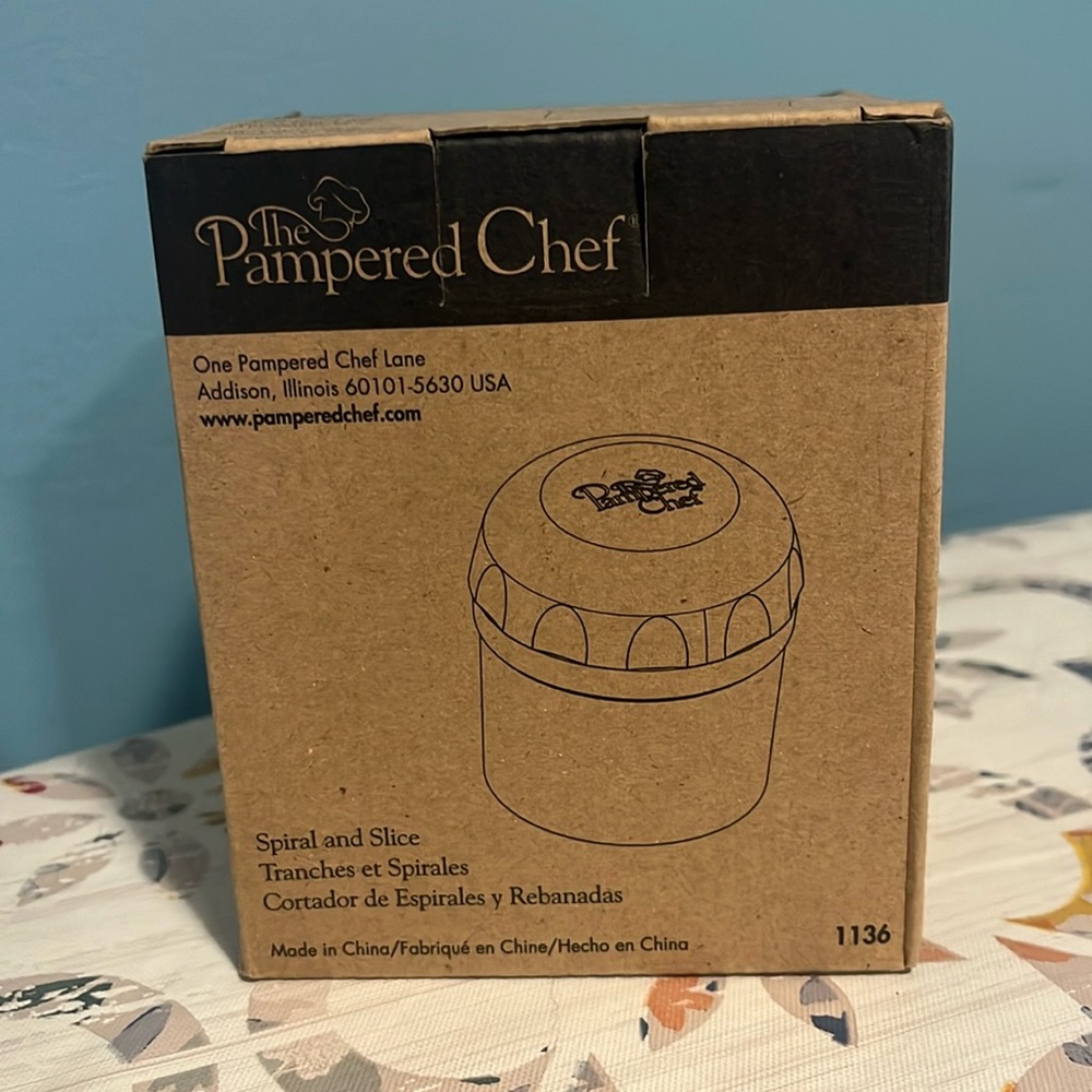 Pampered Chef spiral and slice!